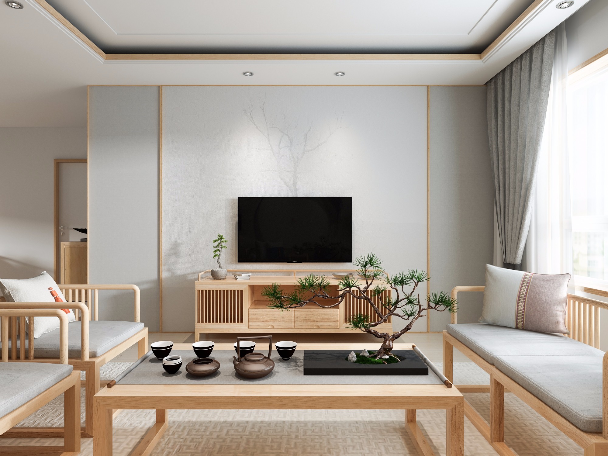 150㎡新中式三室一厅